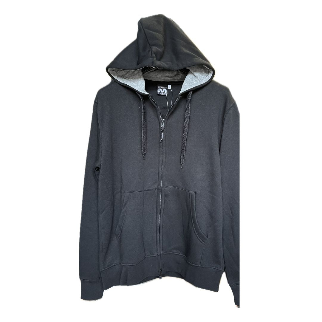 Felpa Full Zip Athena Nera E0902