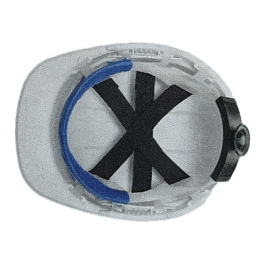 Casco Antinfortunistico bianco con sottogola 131072