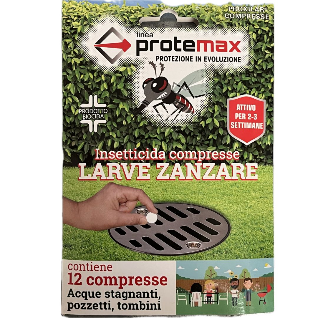 Compresse per larve e zanzare