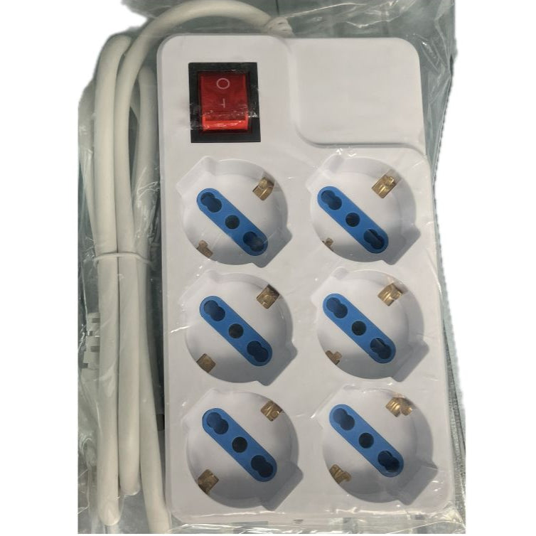 Presa multipla Compact 6 posti ECK11406