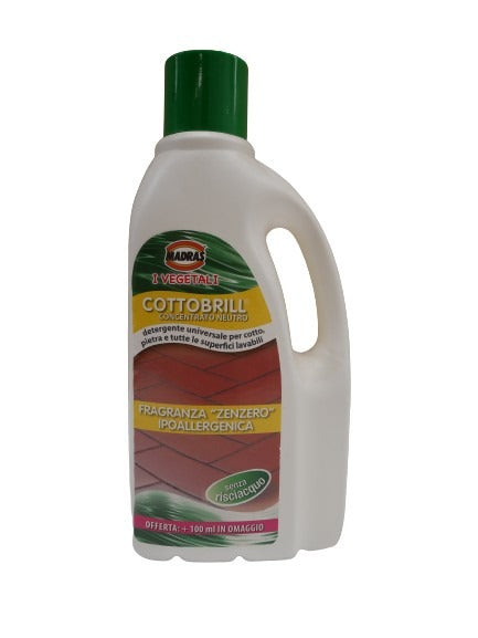 Cottobrill detergente biodegradabile profumato per pavimenti in cotto Madras
