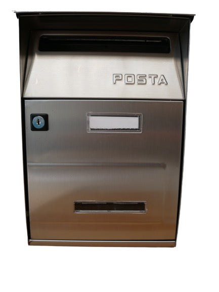 Cassetta postale inox Alubox EFFE T