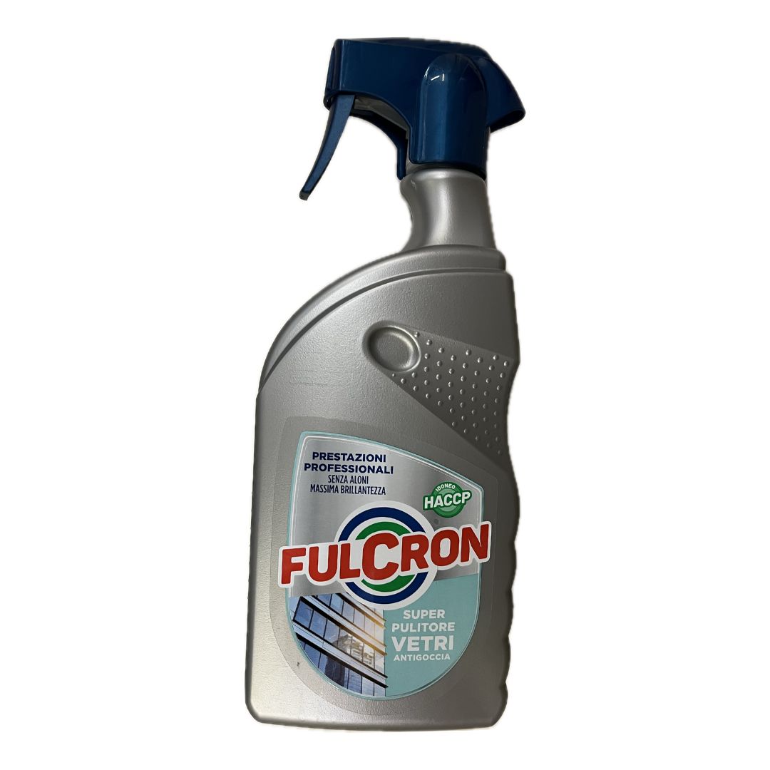 Fulcron super pulitore vetri antigoccia 750 ml Arexons