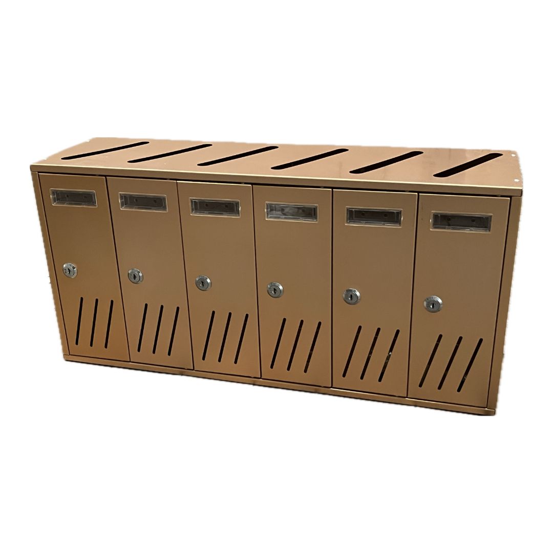 Casellario postale in alluminio Blinky K6 27358-06/1