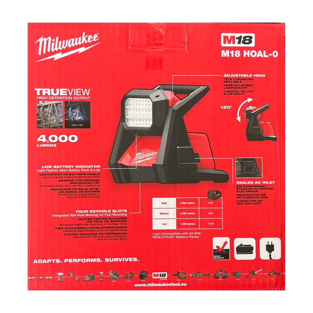 Faro led ad elevate prestazioni Milwaukee M18 HOAL-0