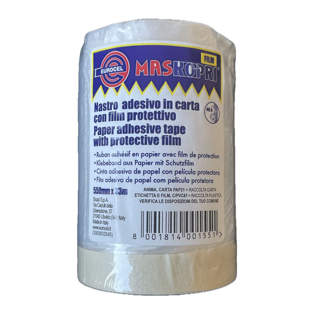 Nastro adesivo in carta con film protettivo SICAD