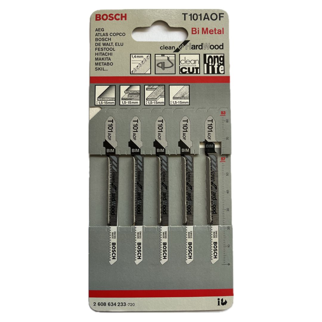 Lame per seghetto alternativo T101 AOF 2608634233 BOSCH