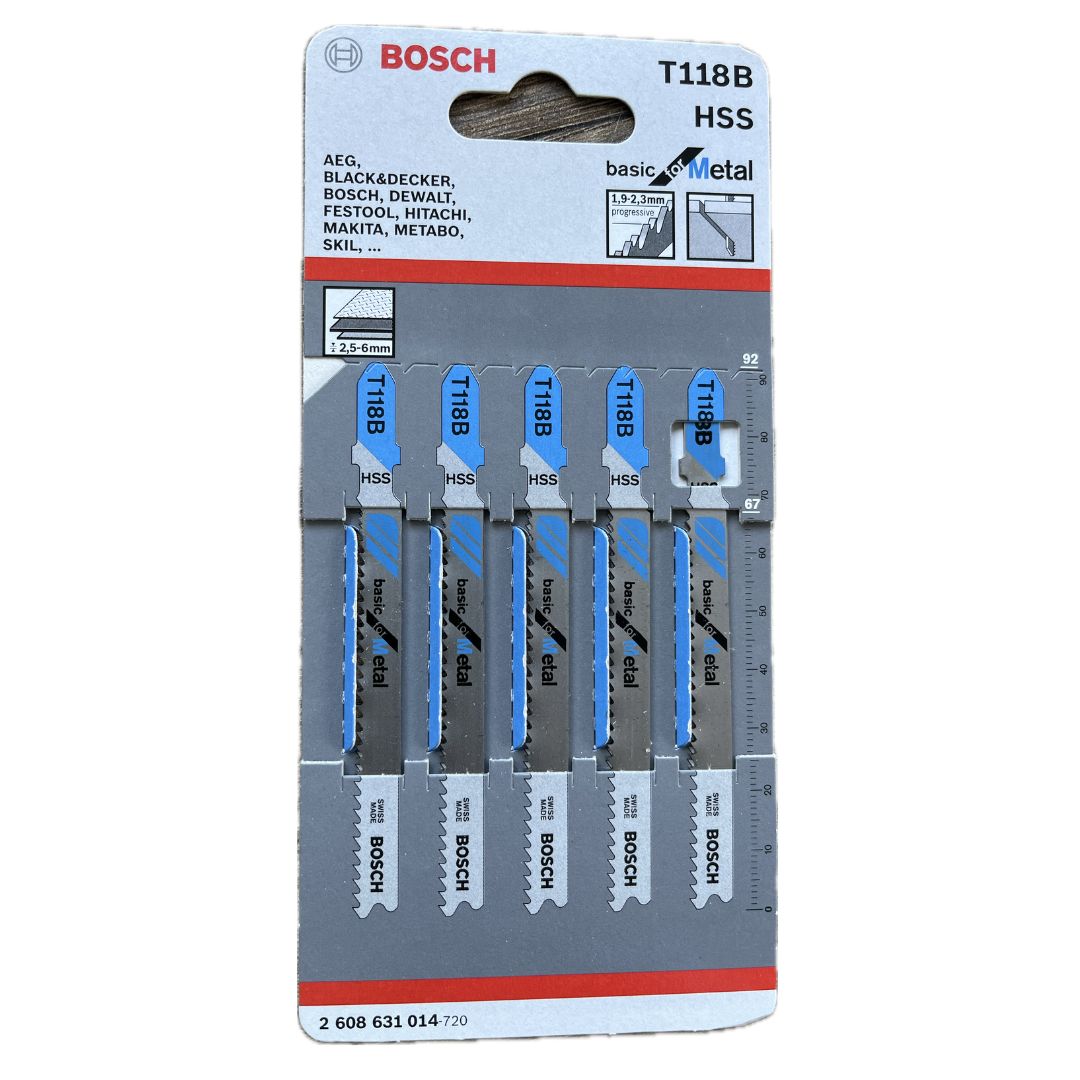 Lame per seghetto alternativo T118 B HSS 2608631014 BOSCH