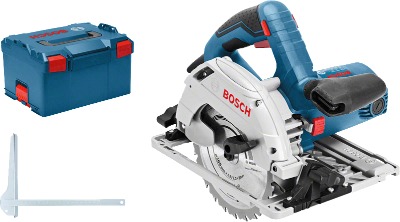 Sega circolare elettrica Bosch GKS 55 GCE in L-BOXX 1.350W lama 160mm