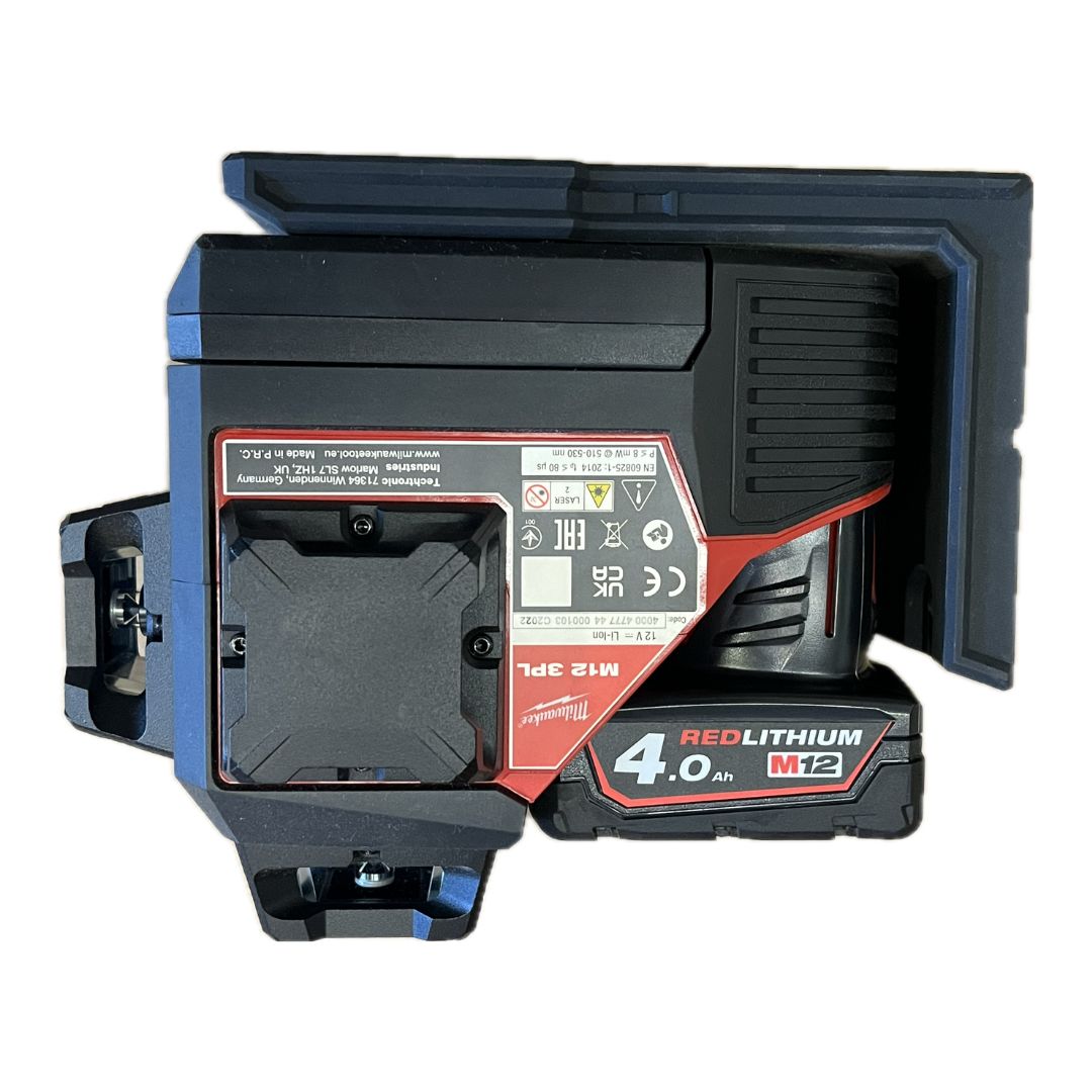 Livella laser verde M12 Milwaukee 3PL-401C