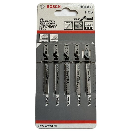 Lame per seghetto alternativo T101 AO 2608630031 BOSCH