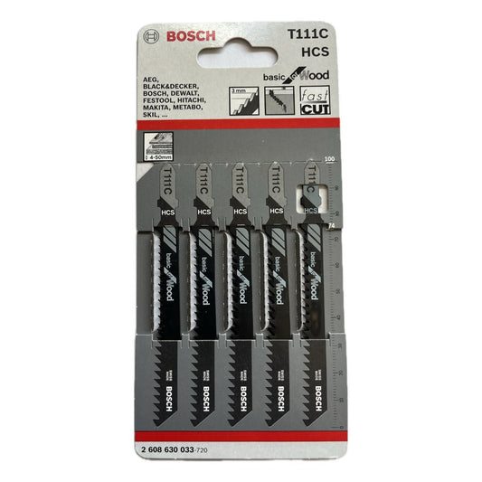 Lame per seghetto alternativo T111 C 2608630033 BOSCH