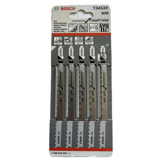 Lame per seghetto alternativo T345 XF BM 2608634994 BOSCH