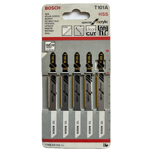 Lame per seghetto alternativo T101A HCS 2608631010 BOSCH