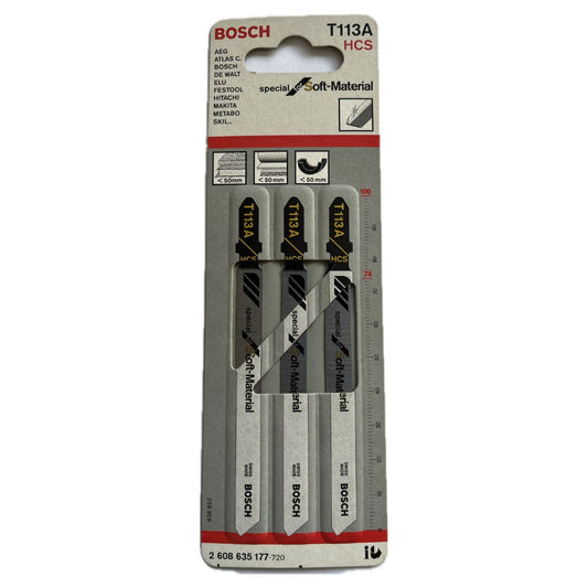 Lame per seghetto alternativo T113A HCS 2608635177 BOSCH