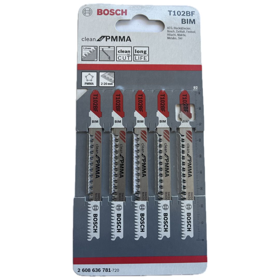 Lame per seghetto alternativo T102 BF BIM 2608636781 BOSCH