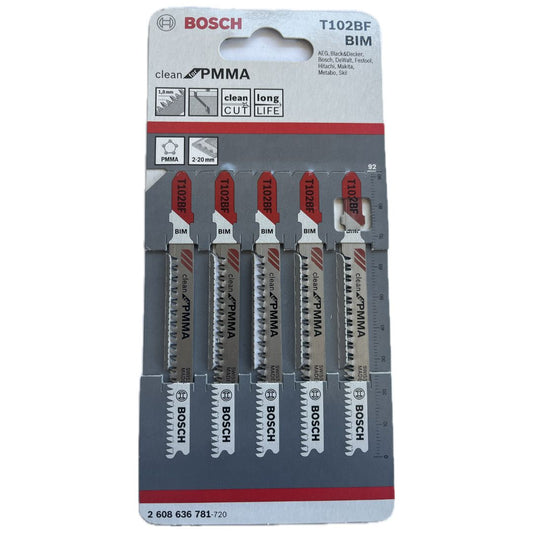 Lame per seghetto alternativo T102 BF BIM 2608636781 BOSCH