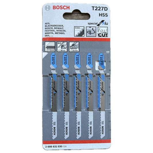 Lame per seghetto alternativo T227 D HSS 2608631030 BOSCH