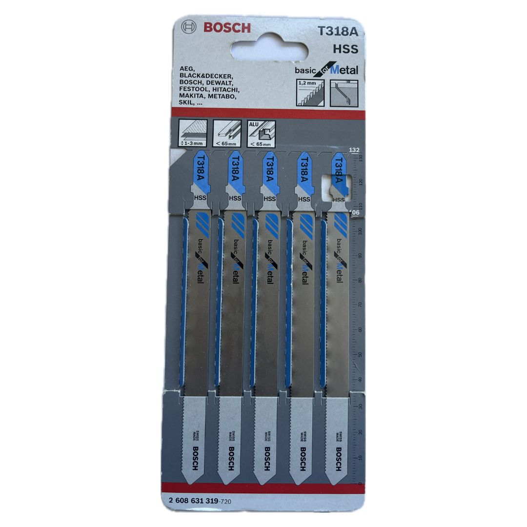 Lame per seghetto alternativo T318 A HSS 2608631319 BOSCH