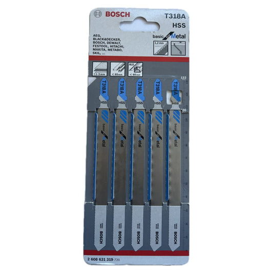 Lame per seghetto alternativo T318 A HSS 2608631319 BOSCH