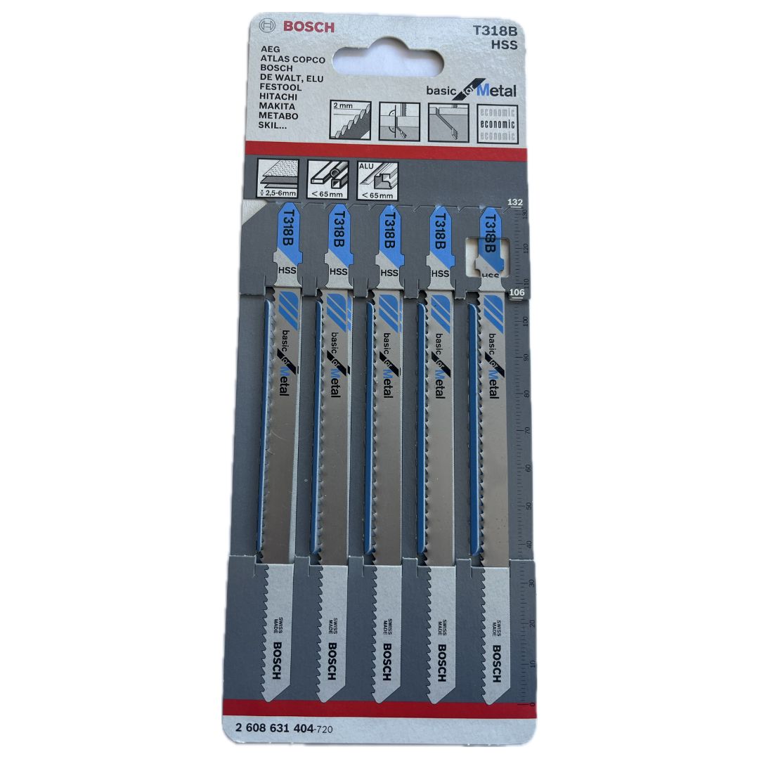 Lame per seghetto alternativo T318 B 2608631404 BOSCH