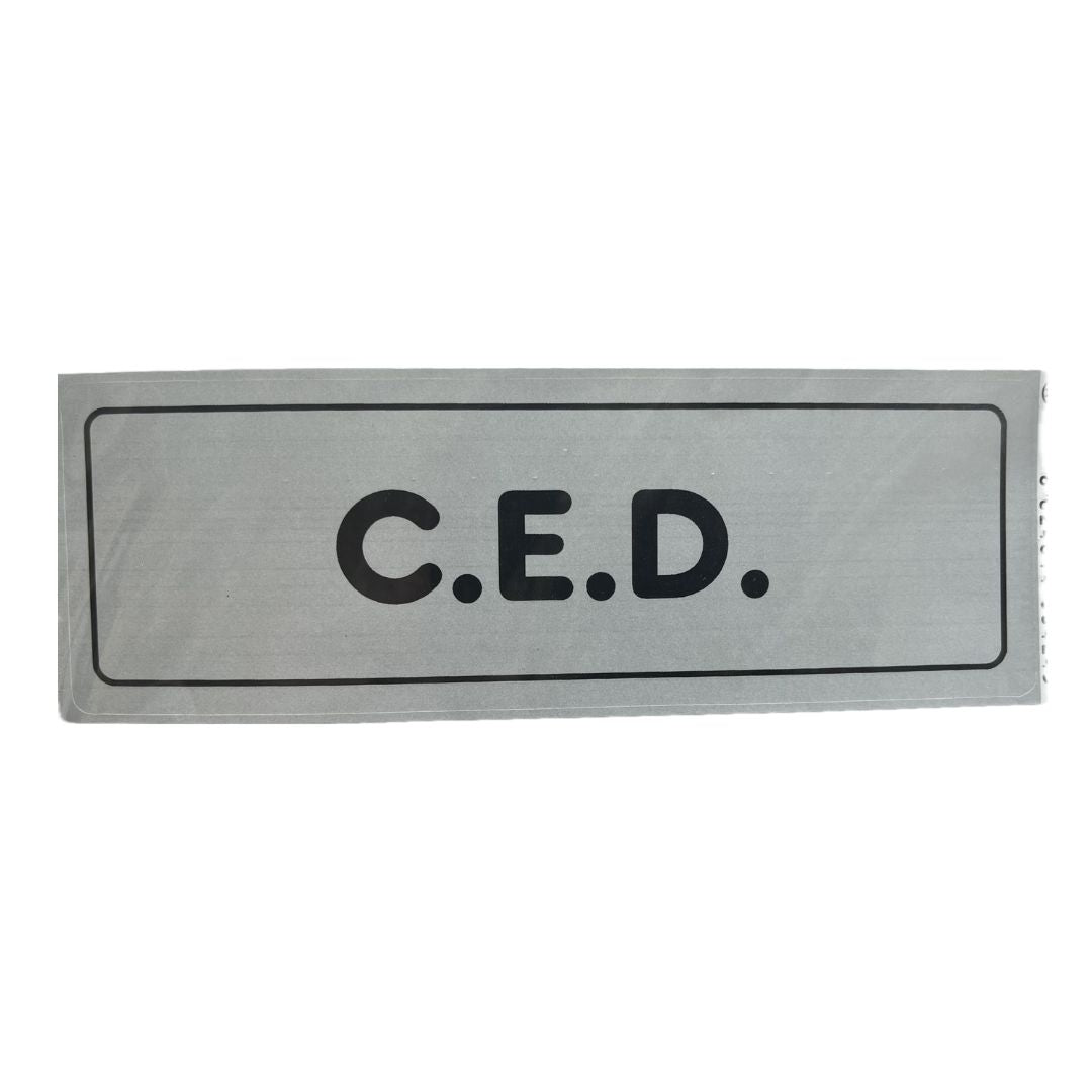 Etichette adesive varie (15x5cm)