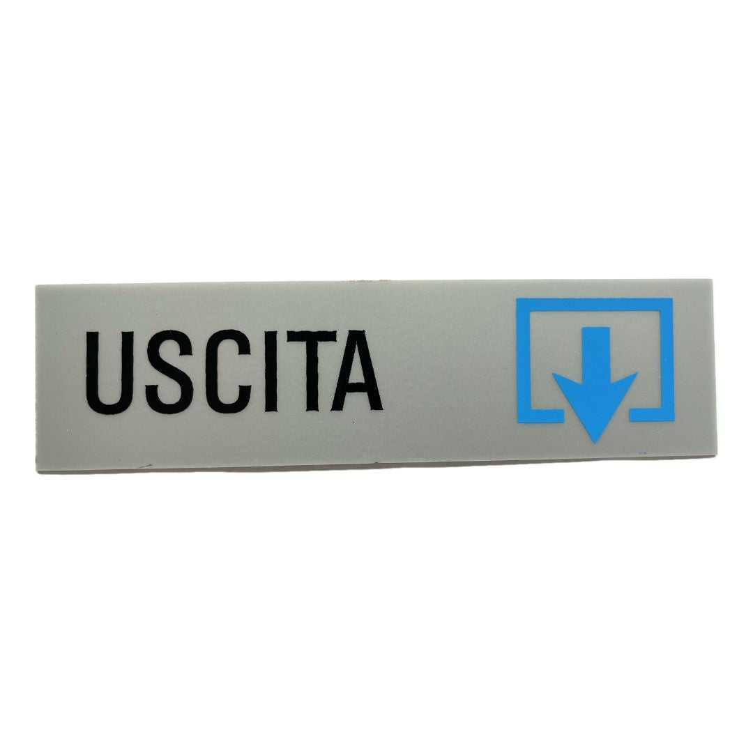 Etichette adesive varie (15x5cm)