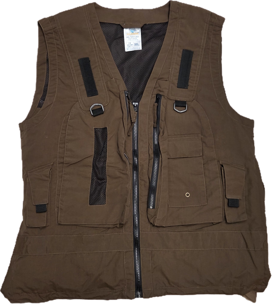Gilet da pesca Mariner verde militare art. 137/136V  - ULTIMI PEZZI