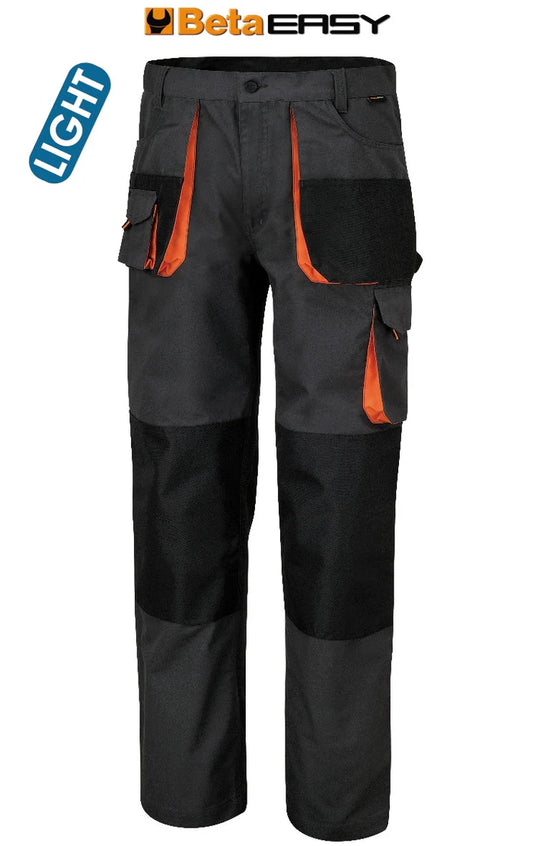 Pantaloni da lavoro Beta 7860E grigio lunghi leggeri light multitasche uomo