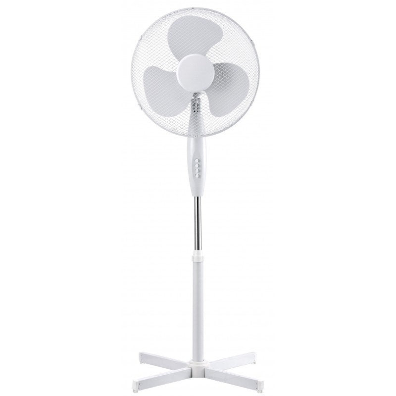 Ventilatore a piantana bianco