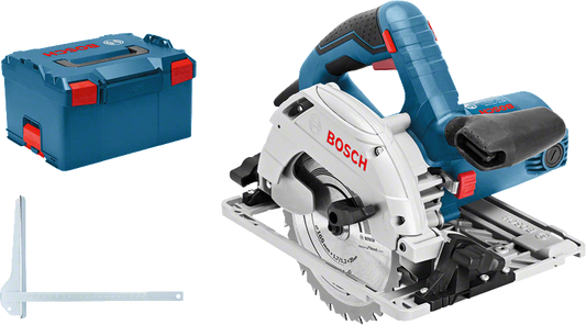 Sega circolare elettrica Bosch GKS 55 GCE in L-BOXX 1.350W lama 160mm